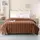 Плед Dushka Home Шиншила в полоску 21768 200х230 см коричневый