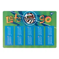 Подкладка для стола с подсказками А3 YES Football 492250