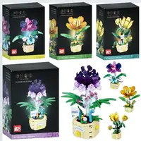 Конструктор игровой Цветок 33020-1-2-3 152 детали