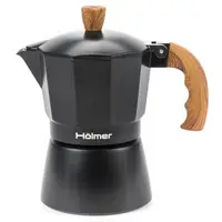 Гейзерная кофеварка Holmer Natural CF-0450-BW 9 чашек 450 мл