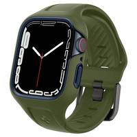 Чехол и ремешок Spigen Liquid Air Pro для Apple Watch 8 / 7 (45mm), Moss Green (ACS04408)