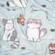 Плед Ardesto Flannel Милые котики ART0130PB 160х200 см