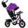 Дитячий триколісний велосипед Best Trike, надувні колеса, фара, пульт. Purple (162582)
