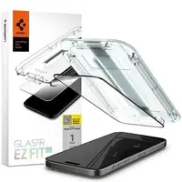Защитное стекло Spigen для iPhone 15 Pro Max - EZ FIT GLAS.tR (1 шт), Black (AGL06879)