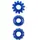 Набір ерекційних кілець Gear Up Rings, Blue
