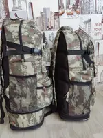 Рюкзак тактический трансформер УНИВЕРСАЛЬНЫЙ КАМУФЛЯЖ объёмом 40- 65 л, военный, армейский, походный
