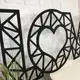 Оригинальный настенный декор геометрическая абстракция из дерева «Love»