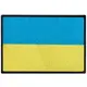 Шеврон на липучке флаг Украины 9х6 см, большой вышитый патч нашивка, шеврон, липучка