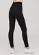Леггинсы женские в рубчик с пуш-ап LEGGINGS RIB 18865 L-XL черные