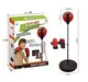 Боксерский набор Boxing MY16 A груша перчатки насос. Black and Red (129167)
