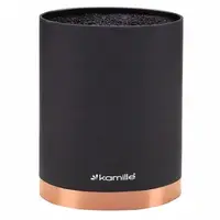 Підставка для ножів Kamille KM-7627 7.2х16х22.2 см чорна