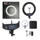 Лампа кольцевая LED с держателем для смартфона HQ-18N КМТ 736333 46 см