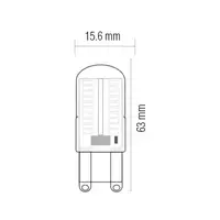 Світлодіодна лампа MEGA-5 5W G9 6400К