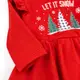 Боди-платье для девочки Let it snow двунитка с начесом