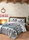 Фланелевое постельное белье First Choice Flannel Cozy Green Новый год Семейный