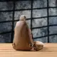 Слинг сумка из натуральной кожи для женщин Vintage 22939 Бежевый