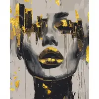 Картина по номерам Santi Искушение в золоте 955285 40х50 см