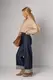 Укорочений в'язаний джемпер oversize з косичками - світло-коричневий цвет, ONE SIZE