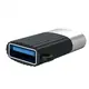 Переходник OTG XO NB149G для синхронизации данных USB - microUSB Черный