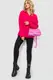 Свитер женский oversize, цвет розовый, 204R167