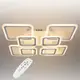 Потолочная LED люстра, светильник светодиодный белый Sunlight 6325/4+4S