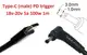 Кабель-переходник триггер PD 18-20v Type-C (max 5a, 100w) на 3.0x1.0(0.9/1.1)mm 1m з USB Type-C (male) Power Delivery PD тригер (A class) 1 день гар.