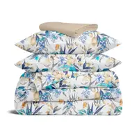 Двуспальная постель с простыней на резинке FLORAL CS2