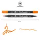 Маркер акварельный Santi Brush SWB-04 391060 оранжевый