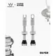 Ниппели Peaty's x Chris King Tubeless Valves, 42mm, Silver
