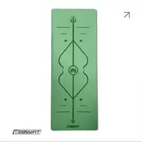 Коврик для йоги профессиональный EasyFit Pro каучук 5 мм Зеленый