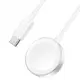 Беспроводное зарядное устройство для Apple Watch 1 /2 /3 /4 /5 /6 /7 /SE Hoco CW39C Wireless charger Белый