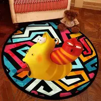 Коврик в детскую комнату безворсовый Homytex Kids