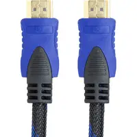Видео кабель PowerPlant HDMI - HDMI, 3м, позолоченные коннекторы, 1.3V, Nylon, Double ferrites