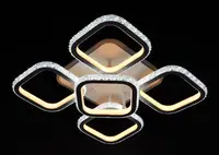 Люстра світлодіодна стельова LED світильник для квартири на стелю лед 26321 Білий 12х42х42 см.
