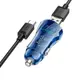 Адаптер автомобильный HOCO Type-C cable Transparent Discovery Edition dual port Z47 |2USB, QC, 3A|