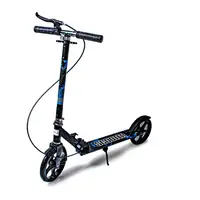 Двухколесный самокат "Best Scooter", ручной тормоз. Black (925091111)