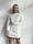 Теплое платье AO095 Молочное Oversize XL-3XL