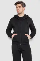 Спорт костюм чоловічий на флісі, колір чорний, 129R7630