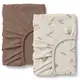 Набор простыни на резинке фланель 160х200 BEIGE FLORAL