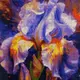 Алмазная мозаика Santi Яркий ирис 954911 40х40 см