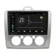 Штатная магнитола Lesko для Ford Focus II North America 2007-2010 экран 9" 2+32 4G AC GPS Premium фокус