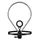 Держатель HOCO Campo magnetic neck-hanging holder K31 |4.5-7"|