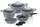 Набор кухонной посуды Gray Stone TouСh Line 10 пр Berlinger Haus BH-1167-N