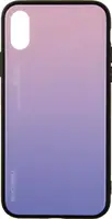 Чехол-накладка TOTO Gradient Glass Case Apple iPhone X/XS Pink