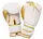 Боксерские перчатки Reebok Boxing Gloves белый золото чел 14 унций