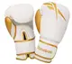 Боксерские перчатки Reebok Boxing Gloves белый золото чел 14 унций