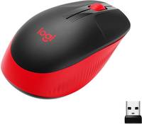 Миша комп'ютерна бездротова Logitech M190 Wireless Red L910-005908 червона