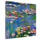 Картина на холсте Водяные лилии, Клод Моне 50x50 см (H5050_ISK003)