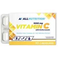 Витамины и минералы AllNutrition Vitamin C 1000 mg + Bioflavonoids, 10 капсул