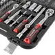 Набор инструментов 73 ед. STORM, 1/2", 1/4", Сr-V INTERTOOL ET-8073